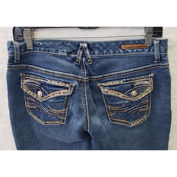 Rhythm in Blues ~ Women's Jeans ~ Embellished ~ Sz 6R - Picture 7 of 10